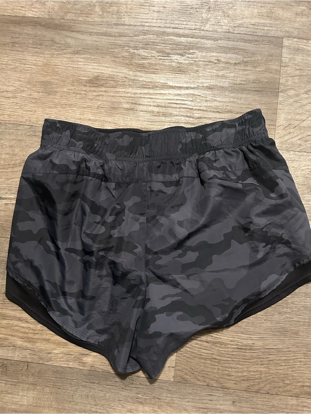 Athletic Works black camo running shorts size L (12-14) #running #athletic - Picture 4 of 4